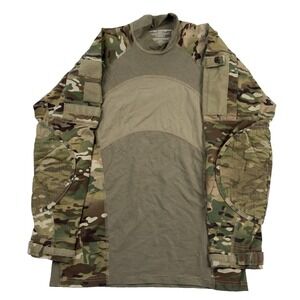 Massif Army Combat Shirt Flame Resistant Size S Camo ACU Padded Elbow